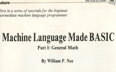 Machine Language Made Basic
